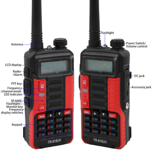 BAOFENG <span class=keywords><strong>UV</strong></span> <span class=keywords><strong>10R</strong></span> 8W TALKIE-WALKIE Meilleure qualité équipement de garde de sécurité hf talkie-walkie baofeng TR-818UV - Product Image 2