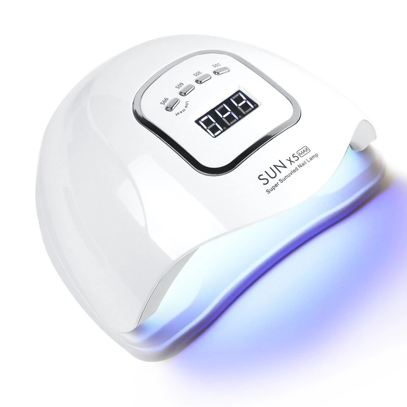Arrival 80W UV LED Nail Lamp Infrared Sensor Digital Nail Light with 4 Timer Settings for All Gel Nail Dryers SUNX5MAX
