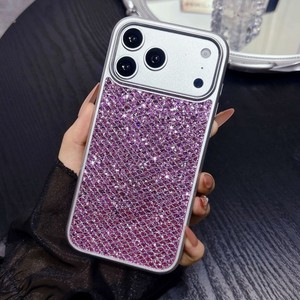 Coque de téléphone élégante et scintillante pour iPhone 13-17 Pro Max, motif losanges, antichoc, protection anti-rayures, vente en gros - Product Image 5