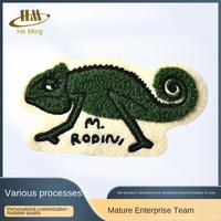 Patchs brodés en tissu pour vêtements, manteaux, sweats à capuche et accessoires, motif ours 3D mignon de dessin animé, broderie informatique