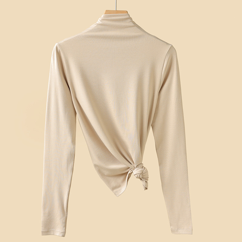 Color té con leche Medio cuello alto