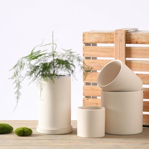 Maceta de Cerámica Transpirable de Alta Calidad para Plantas y Flores, Estilo Minimalista para Uso en el Hogar y el Jardín - Product Image 3