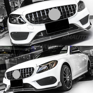 Grilles de calandre de voiture de haute qualité, mailles de pare-chocs avant pour Mercedes Benz W205, look AMG C200 C250 C300 C350 2015-2018 - Product Image 2