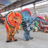 Costume de dinosaure réaliste modèle de simulation Gecai 3D