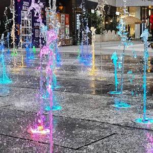 Fuente Interactiva de Agua para Niños, Plataforma Seca Multimedia, Fuente de Agua Danzante para Exteriores - Product Image 5