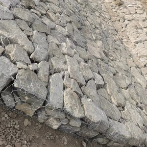 Panier gabion hexagonal à double <span class=keywords><strong>torsion</strong></span>, galvanisé à chaud, pour murs de gabions au Yémen, cage à pierres pour la stabilisation des sols - Product Image 5
