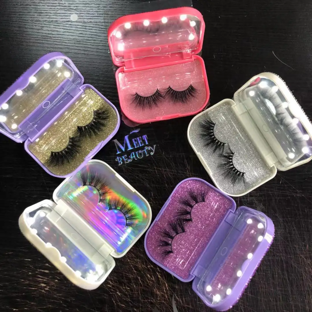 3d Bất Mink Lông Mi Dải Cho False Lashes Hộp Nhà Cung Cấp 5d Mink Lông Mi Đen Bông Ban Nhạc Đẹp Lông Mi Trường Hợp