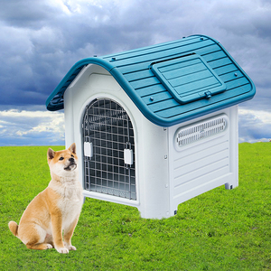 Plástico impermeable al aire libre <span class=keywords><strong>Vari</strong></span> Igloo diseños Animal mascota perro jaulas portadores casas perrera suelo perro casa - Product Image 3