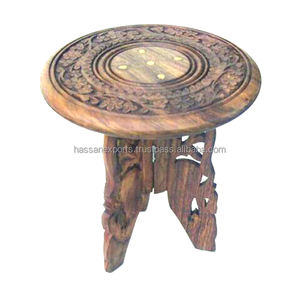 Table basse décorative Vintage au Design indien, livraison gratuite, table de thé de forme ronde, pour maison et jardin, pour la vente en gros - Product Image 5