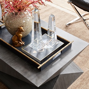 <span class=keywords><strong>Obelisco</strong></span> de Cristal Transparente para Decoración del Hogar, Trofeo de Cristal, Premios, Cristal en Blanco Personalizado de Fábrica para Grabado - Product Image 3