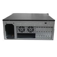 Caja de computadora industrial tipo rack 4u Servidor CNC Bit de disco duro múltiple horizontal con puerta y cerradura