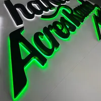 Panneau signalétique DakeSign OEM ODM personnalisé rétroéclairé LED 3D en acrylique haute luminosité IP65 étanche pour hôpitaux, entreprises et commerces