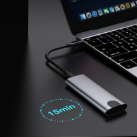 Hard Disk Drive Portabel untuk Ponsel, Solid State Drive 2TB 1TB 512GB 256GB 128GB USB C, Hard Drive Eksternal 1TB 2TB SSD