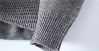Pull personnalisé pour homme à col double imitation, en maille, avec patch étoile moelleux, à épaules tombantes, manches longues, style streetwear, quotidien et universitaire