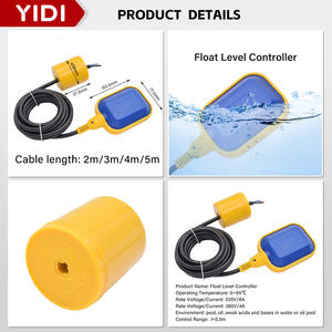 مفتاح تحكم أوتوماتيكي بمستوى السوائل بمستشعر عائم 220 فولت 330 فولت مع كابل 2م 3م 4م 5م لخزان المياه ومضخة المياه - Product Image 2