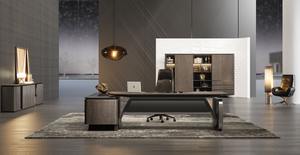 Desain Modern Boss Furnitur Kantor Mewah Bermotor Pintar Tinggi Dapat Disesuaikan Bentuk L Meja Kantor Eksekutif Teknologi Tinggi - Product Image 4