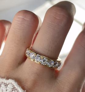 Joyería Fina Personalizada, Anillo Sólido de Oro Real de 9k, 10k, 14k, 18k, Oro Rosa, Amarillo, Blanco, Diamante/Gema de Laboratorio, Fabricación en Fábrica - Product Image 3