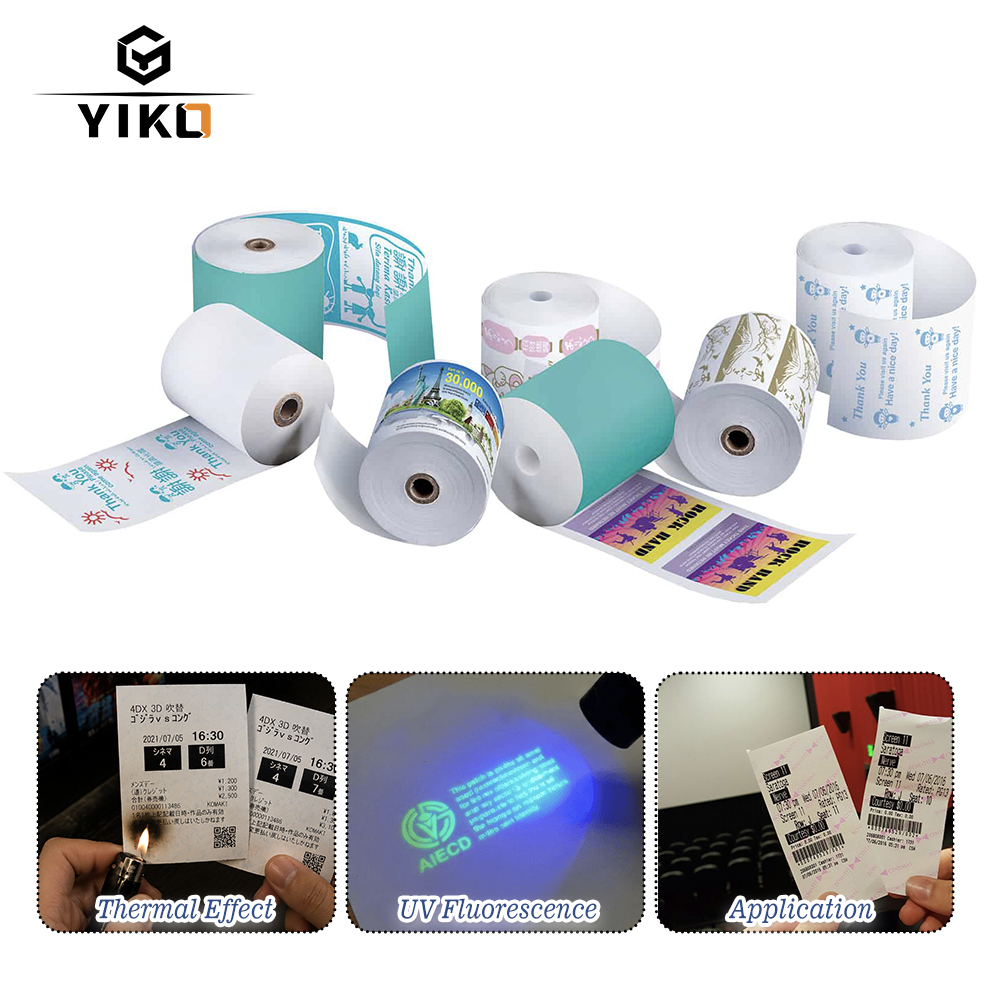 Custom Security-Printed Thermal <strong>Ticket</strong> Roll <strong>for</strong> Event Admission, <strong>Queue</strong> <strong>Tickets</strong> and Box Office Use with Custom Printed <strong>Paper</strong> Roll