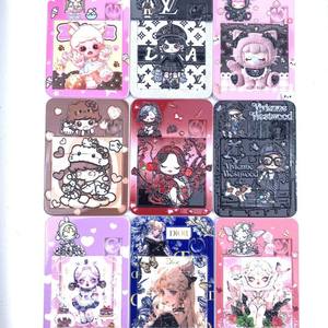 Perles brodées en relief double face à motif de dessin animé Turrington, pour la création de chaînes de téléphone portable et de sacs, cadeau DIY - Product Image 1