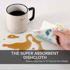 Paño de Limpieza con Diseño Navideño para Cocina, Vidrio, Mesa, Auto, Paños de Limpieza Multiusos Biodegradables en Existencia - Product Image 3