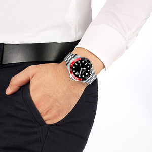 Reloj de Pulsera de Acero Inoxidable de Alta Calidad de 41 mm, Resistente al Agua 3ATM, con Esfera Luminosa con Índices Remachados, para Hombre, Uso Diario - Product Image 6