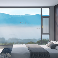 Fenêtres en aluminium résistantes aux ouragans, insonorisées, avec moustiquaire en acier inoxydable, fenêtres à battants pour chambre à coucher, appartement, maison