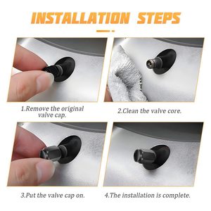 Tapa de válvula de neumático, piezas universales de modificación de automóviles, de colores, para vehículos eléctricos y modelos Xiaomi - Product Image 4