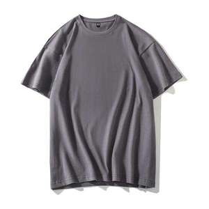 T-shirt col rond personnalisé avec logo, 100 % coton jersey, imprimé numérique graphique hip-hop, coupe décontractée respirante pour homme – Vente en gros - Product Image 2