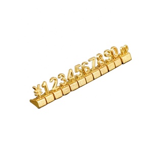 Lilai Giá Hiển Thị Truy Cập Số Điều Chỉnh Letter Với $ Đứng Nhãn Thẻ Đăng Countertop Giá Bán - Product Image 1