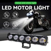 Espumoso 6-Linsen Motorrad-Scheinwerfer LED-Linsen-Frontlicht Fahrlicht 3570 Chip Arbeits-Nebelscheinwerfer für Motorräder, Autos und LKWs