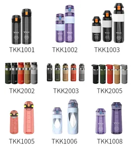 Factory price tkk stylish design 450ml plastic tritan water bottle for ladies