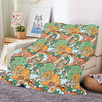 2026 Neue Hochwertige Cartoon-Anime Fleece-Flanell-Decke Sofa-Couch-Überwurf Auto-Reisedecke für Jungen Kinder Studenten Nickerchen