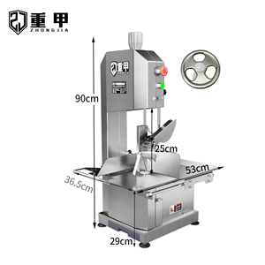 Scie à os <span class=keywords><strong>de</strong></span> <span class=keywords><strong>table</strong></span> à lame en acier inoxydable 1500W Équipement <span class=keywords><strong>de</strong></span> cuisine commercial pour trancheuse à viande congelée/coupe d'os - Product Image 6