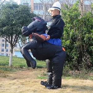 <span class=keywords><strong>Costume</strong></span> <span class=keywords><strong>gonflable</strong></span> de cavalier de purim pour enfants et adultes - Product Image 4