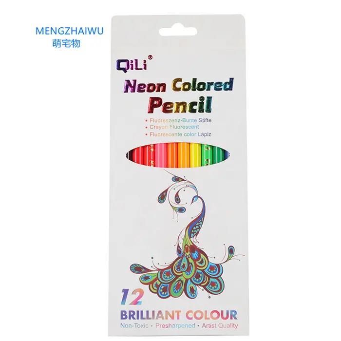 Кувейт распродажа канцелярские товары линия по производству детских рисунков каракули карандаш ручка 12 видов цветов детские деревянные искусство цвета; Брюки-карандаши; Рекламных