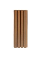 Panneau mural rainuré en WPC imperméable pour intérieur et extérieur, imitation bois, à prix de gros, pour la décoration de la maison et du jardin
