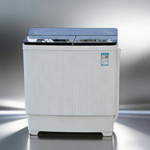 Machine <span class=keywords><strong>à</strong></span> laver semi-automatique <span class=keywords><strong>à</strong></span> double cuve en acier inoxydable de 15 kg, <span class=keywords><strong>ouverture</strong></span> <span class=keywords><strong>par</strong></span> <span class=keywords><strong>le</strong></span> haut, grande capacité, machines <span class=keywords><strong>à</strong></span> laver les vêtements - Product Image 2