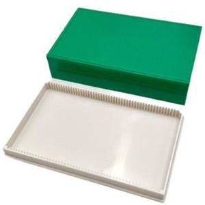 Boîte de rangement pour lamelles de microscope As One, en PP, résistante aux produits chimiques, modèle P-50 - Product Image 5