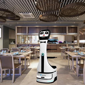 Robot de Entrega Comercial, Robot Servidor de Alimentos <span class=keywords><strong>Profesional</strong></span> con Bandejas para Banquetes de Boda, Cafeterías y Edificios de Oficinas - Product Image 1