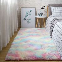 Tapis en fourrure artificielle moelleux et tapis pour salons, fournitures d'usine en gros.