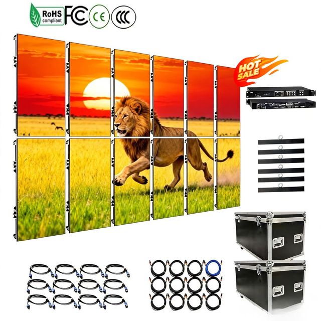 6m X 3m Advertising Led Display Complete System P2.6 P2.9 P3.91 P4.81 Led Panel Backdrop Indoor Outdoor 500mmx1000mm Led Screen