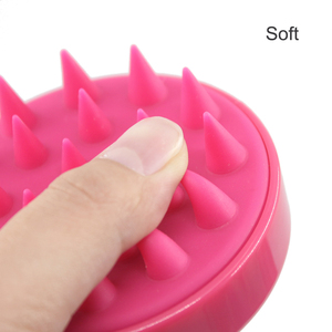 Salon Hair Care Private Label Black Silicone Hair <b>Scalp</b> Massager Massage Shampoo <b>Brush</b> - Product Image 1