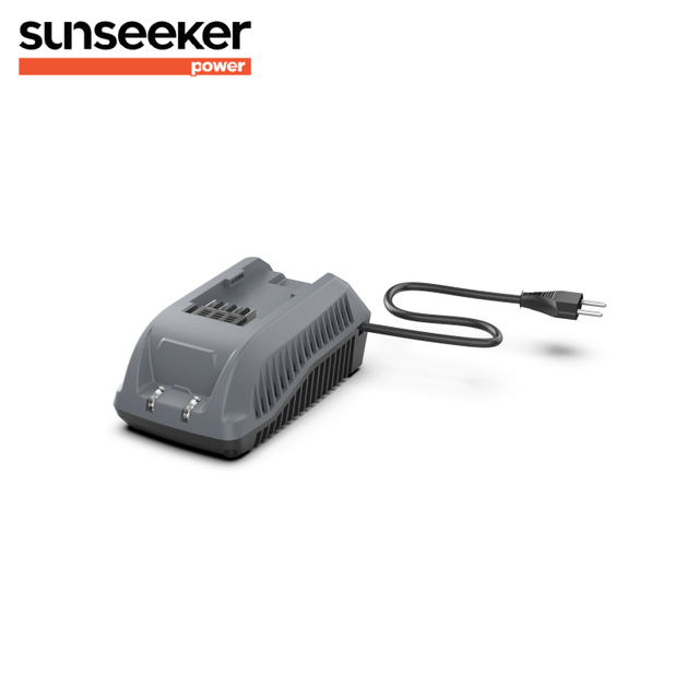 Sunseeker CGA402 40V 250W Fast Charger for 40V Lawn Mower Trimmer Chain Saw Lithium Battery Pack Plastic 2-Year Warranty