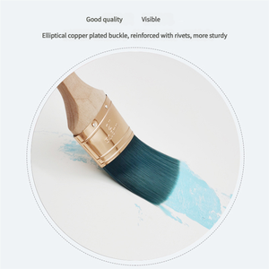 Groothandel bulk levering van professionele 2 inch industriële kwaliteit OEM gepersonaliseerde muurverfkwasten - Product Image 2