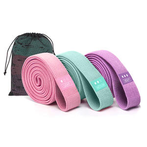 Bandas de resistencia elásticas antideslizantes OEM para fitness, bandas portátiles suaves y elásticas para sentadillas, avances y <span class=keywords><strong>curl</strong></span> de bíceps. - Product Image 6