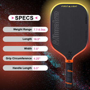 ALLWAKE 3k Yelloworange Gradient Carbon Fiber <strong>Pickleball</strong> Paddle 16mm <strong>for</strong> Outdoor Indoor Play Cheap Price <strong>Pickleball</strong> Paddle <strong>Balls</strong> - Product Image 6