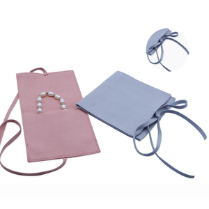 Wholesale Custom Logo Jewelry Packaging Pouch Microfiber Jewelry Pouch Bag with Insert <b>Pad</b> - Product Image 5