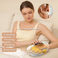 Masseur de main intelligent OEM avec fonction chauffante, pétrissage et compression par airbag pour le soulagement de la ténosynovite, de l'engourdissement et de la raideur