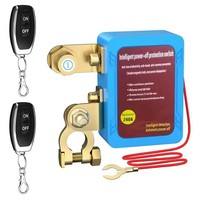 Interrupteur de déconnexion de batterie à distance 12 V avec indicateur de tension LED et interrupteur d'alimentation automatique - Vente chaude