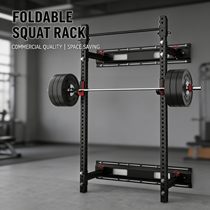 <span class=keywords><strong>Banco</strong></span> de pesas multifuncional para hombre, equipo de fitness plegable montado en la pared para el hogar, con estructura para sentadillas con barra tipo gantry - Product Image 6